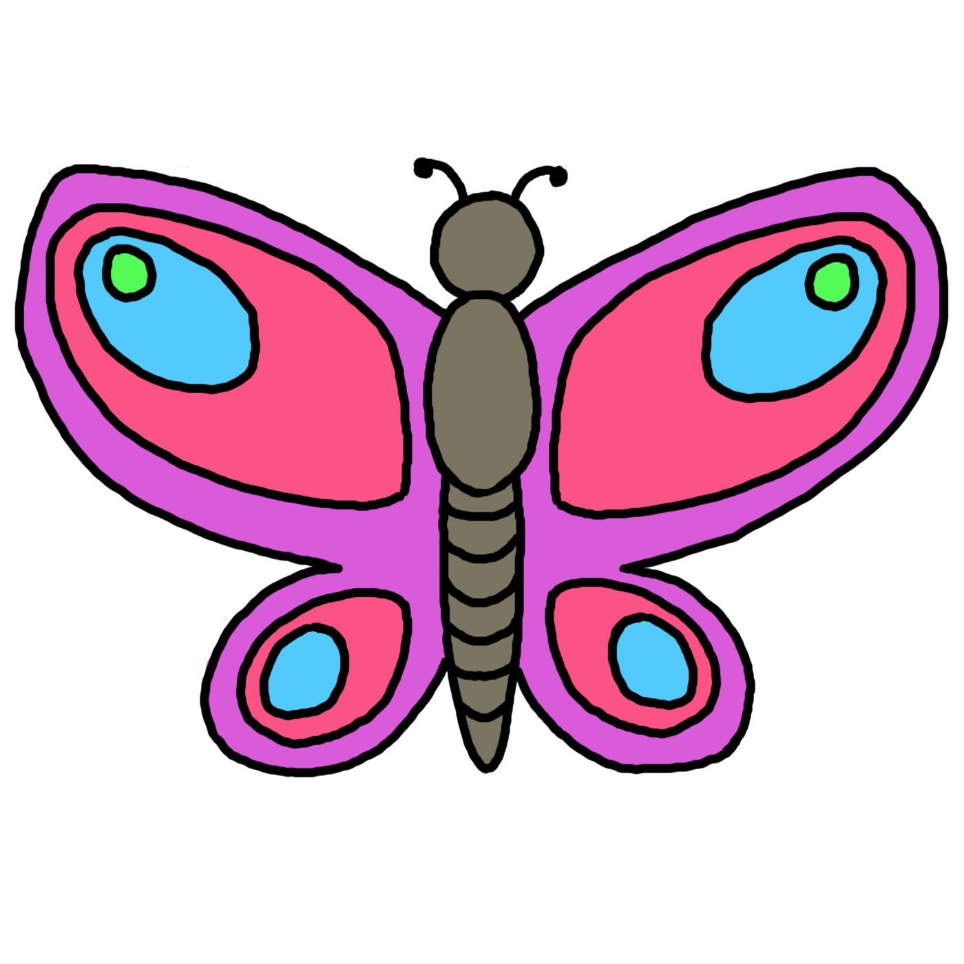 Cute Butterfly Clip Art - ClipArt Best
