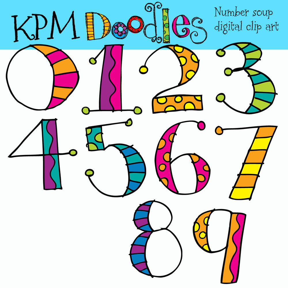 Free numbers clipart