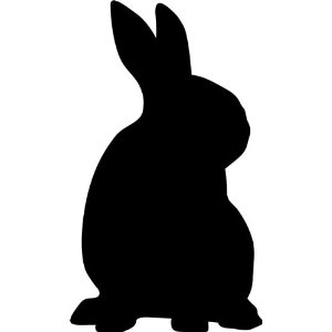 Rabbit Stencil - ClipArt Best