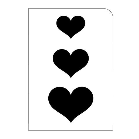 604. Floating Hearts Stencil – Sparkleyez