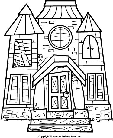 House drawing, Other and Halloween