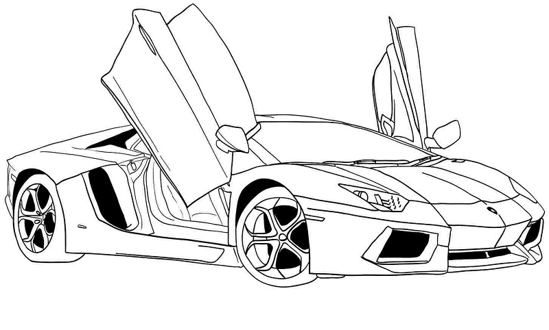 Printable Cars Coloring Pages | Coloring Me