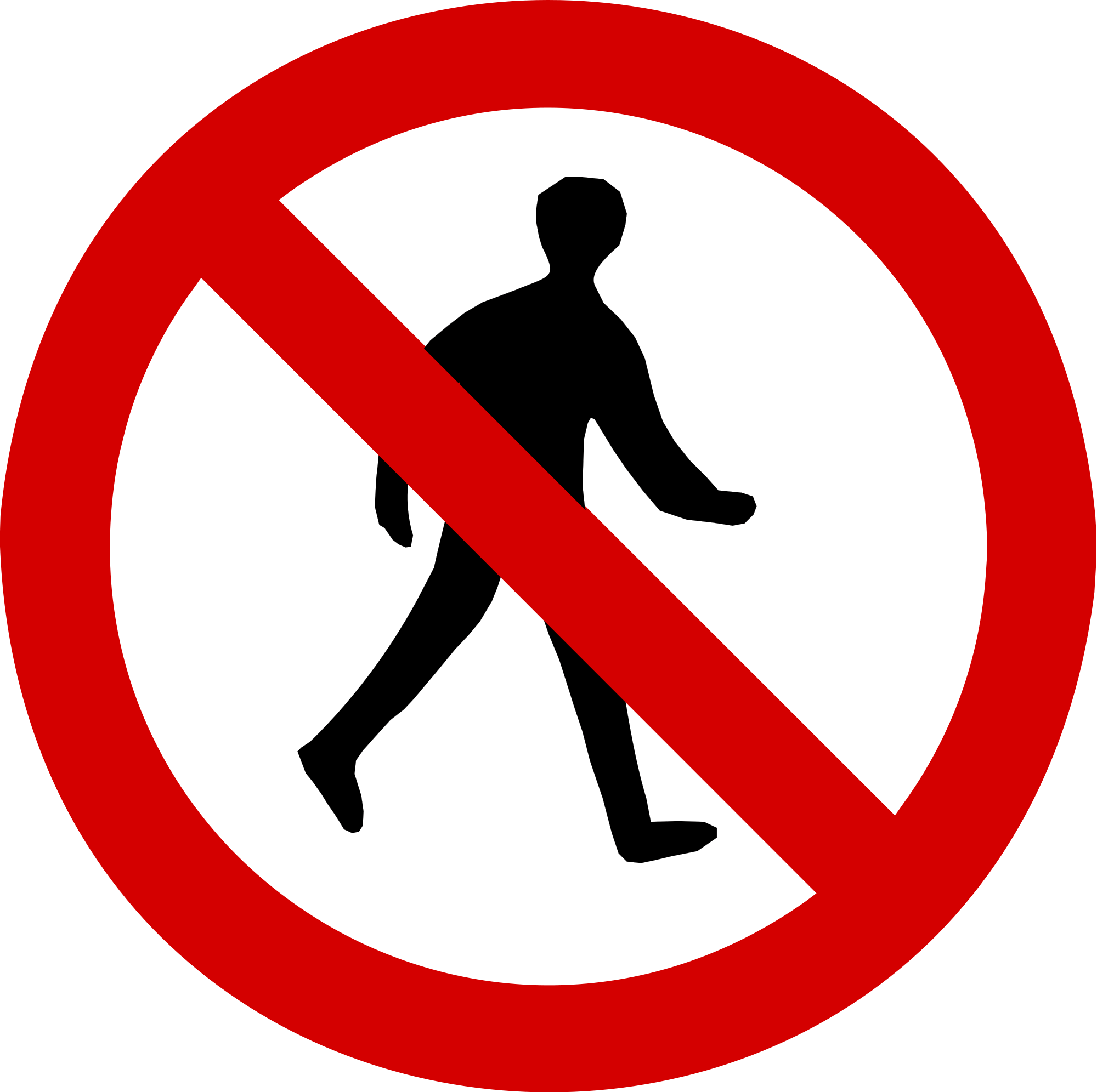File:Regulatory road sign no entry for pedestrians.svg - Wikimedia ...