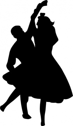 Dancing Couple Fifties clip art - Download free Other vectors