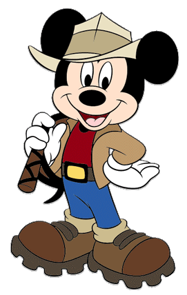 Mickey Mouse Safari Clipart