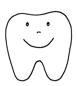 Happy Tooth Pattern or Coloring Page | A to Z Teacher Stuff ...