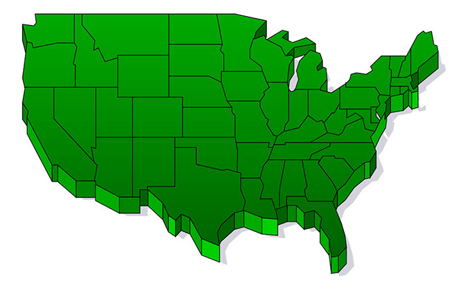 clipart map of usa - photo #27