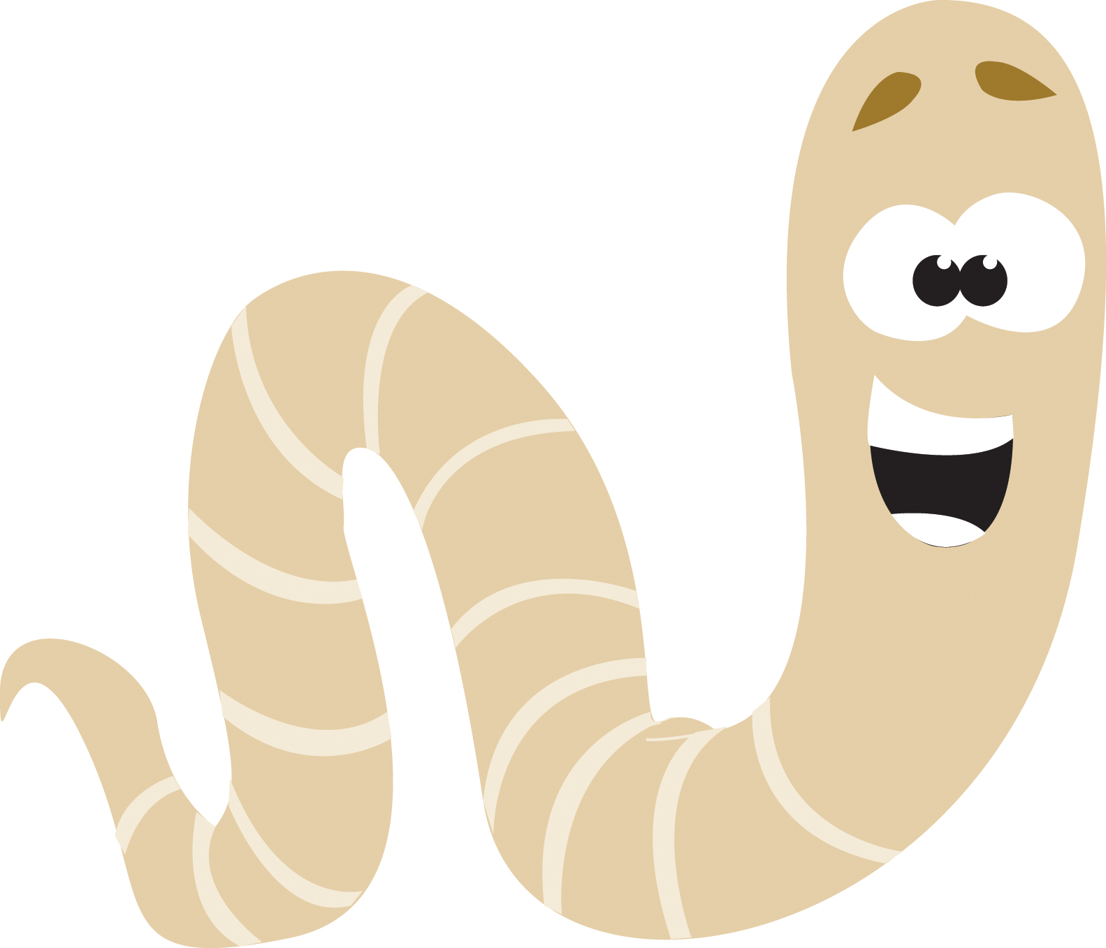 free cartoon worm clipart - photo #17