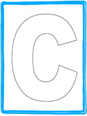 Alphabet Letter C Template and Letter 'C' Song | Kiboomu Kids Songs