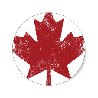 Canadian Maple Leaf Stickers | Zazzle