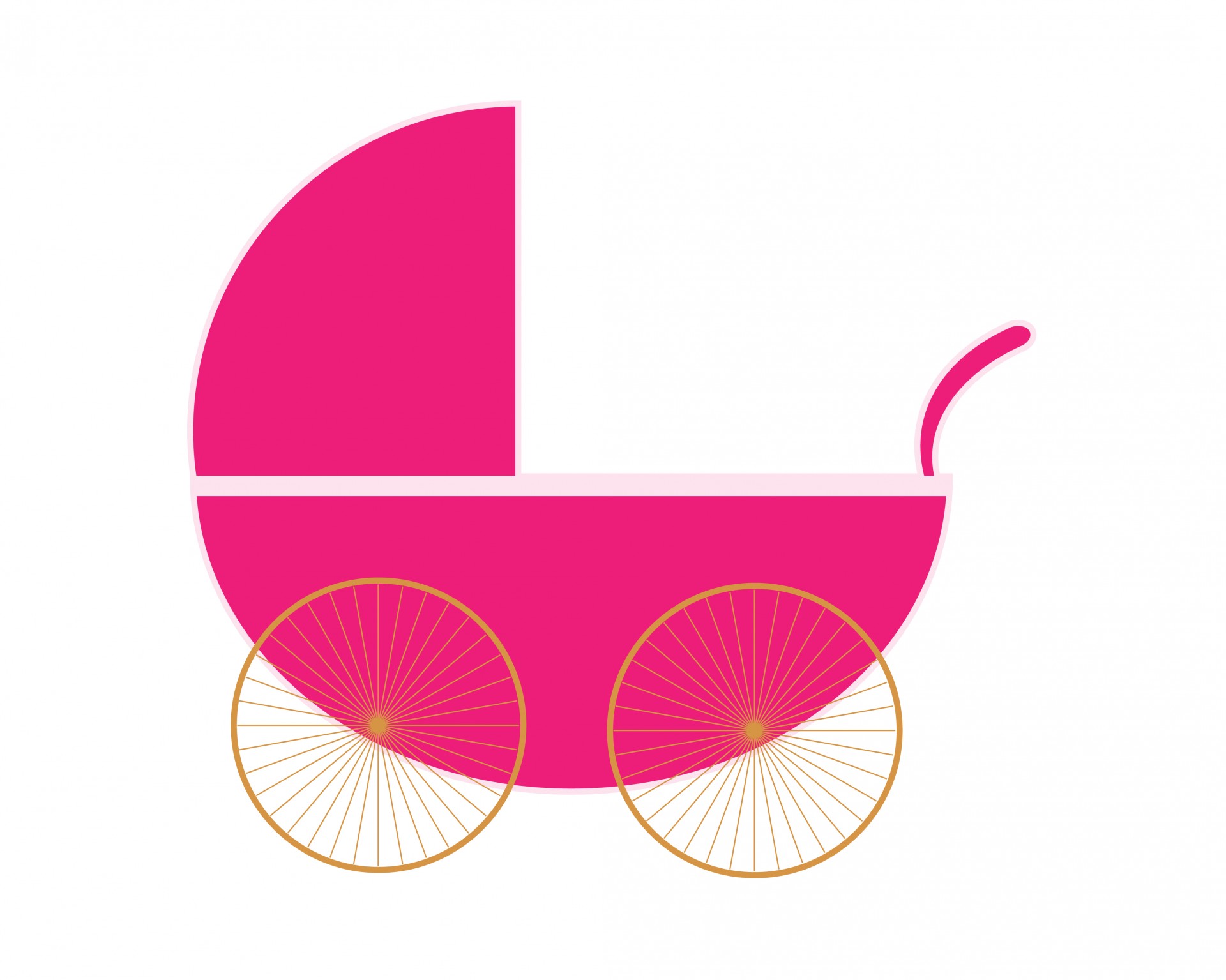 Baby Girl Stroller Pink Free Stock Photo - Public Domain Pictures