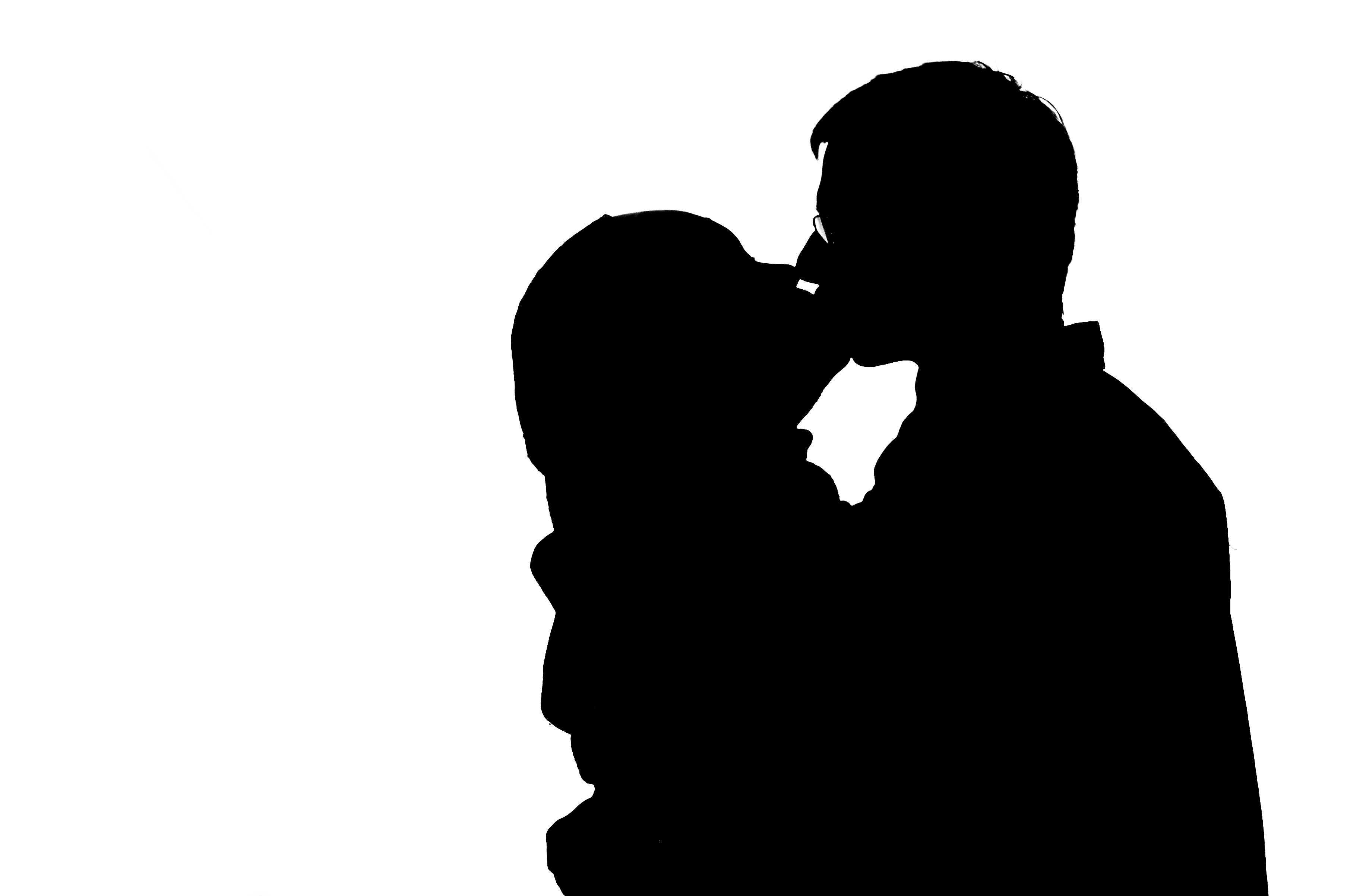 Kissing Silhouette | Free Download Clip Art | Free Clip Art | on ...