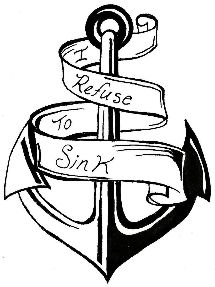 cute anchor coloring pages