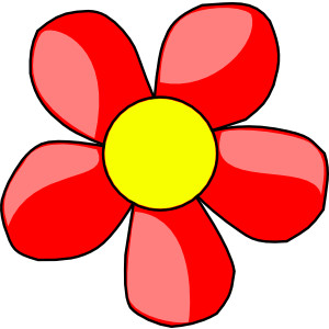 Red Flower Clipart