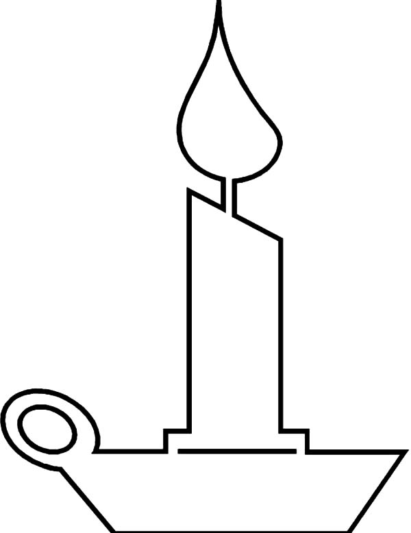 candle clip art free black and white - photo #47