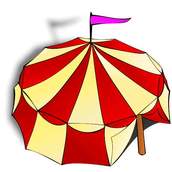 Cartoon Circus Tent | Lol-