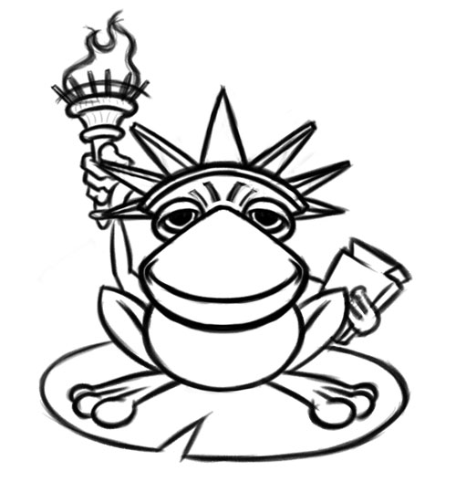 Statue Of Liberty Cartoon Drawing - ClipArt Best