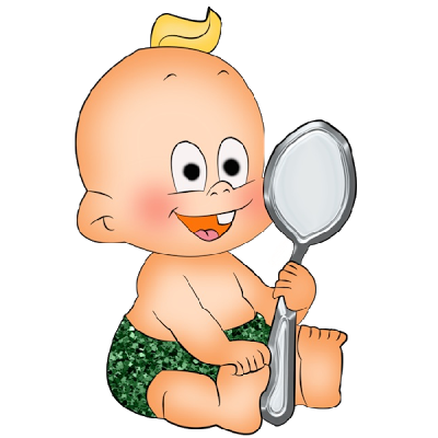 Funny baby clipart