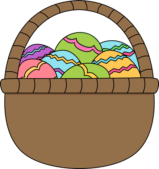 Clipart easter egg basket - ClipartFox