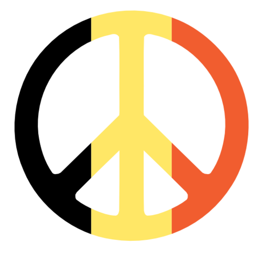 Clip Art Belgium Peace Symbol Flag Cnd Logo Clipart - Free to use ...