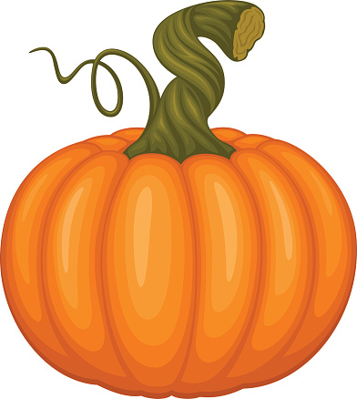 Pumpkin Stem Clip Art, Vector Images & Illustrations