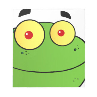 Cartoon Frog Notepads | Zazzle