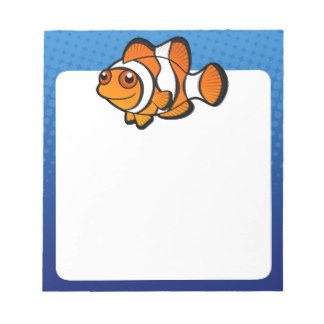 Cartoon Fish Notepads | Zazzle