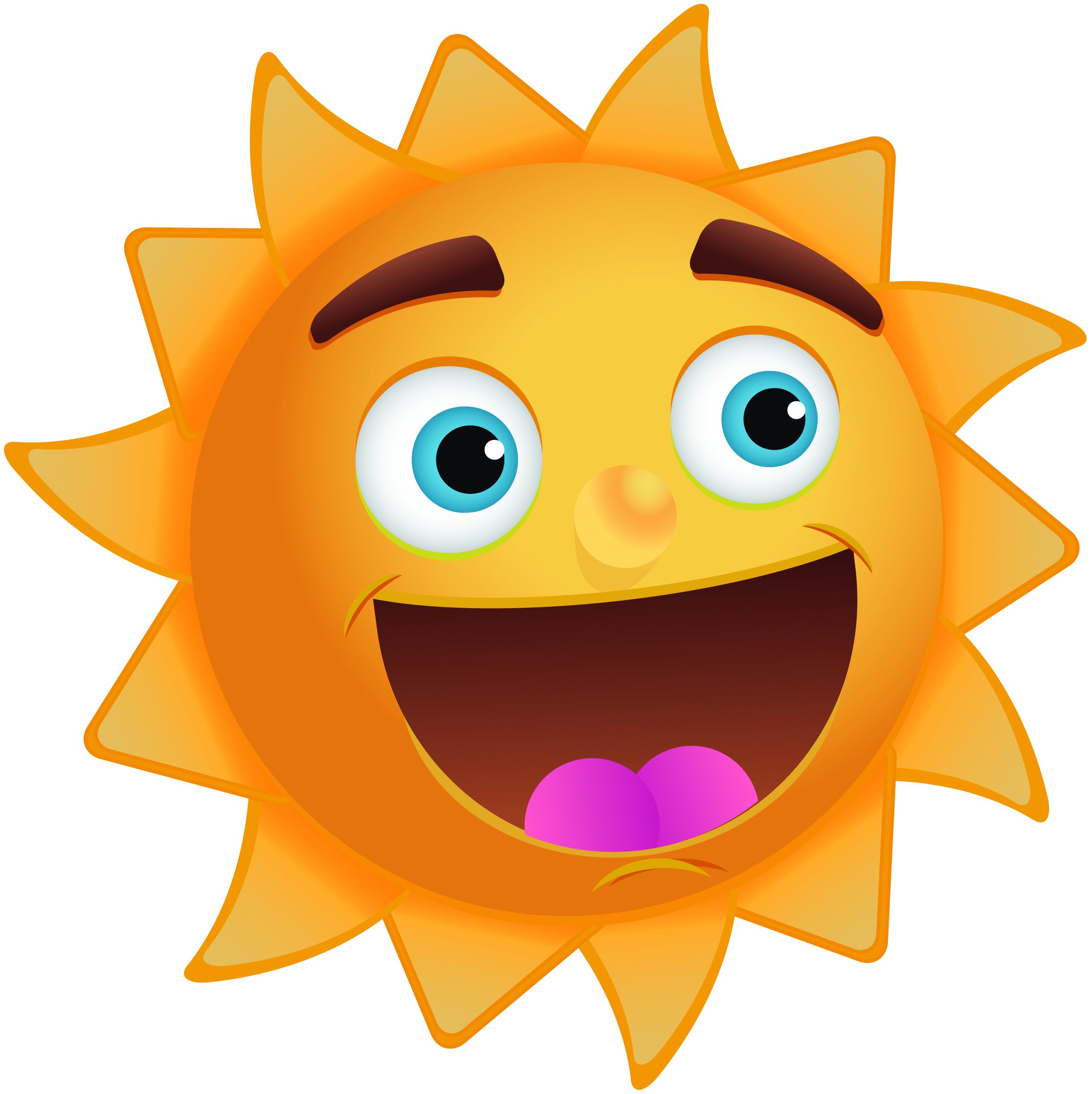 Smiling Sun Clip Art - Free Clipart Images