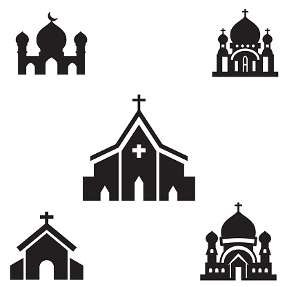 546 views Silhouette Of Church Designs Clip Art, Vector Images ...