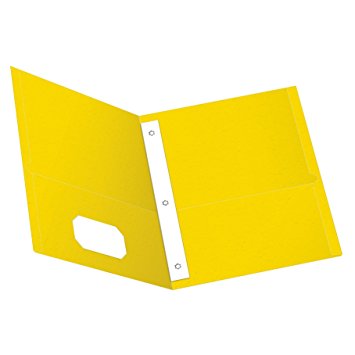 Amazon.com : Oxford Twin Pocket Folders with Fasteners, Letter ...