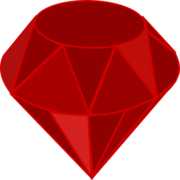 Red Ruby No Transparency No Shading Square Area Clipart ...
