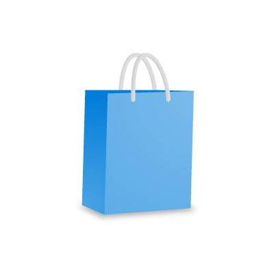 shoppingbag01, shopping, blue, paper, bag, icon, 256x256 ...