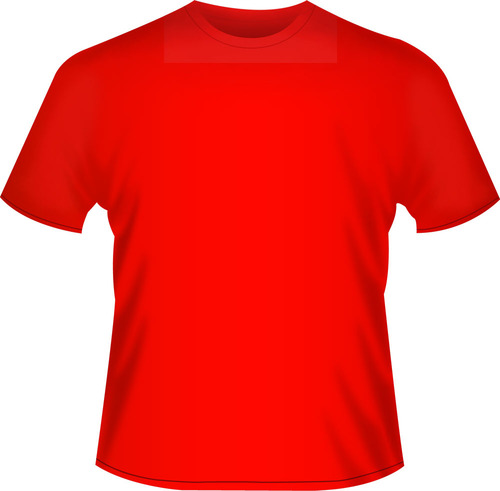 plain red tee shirt