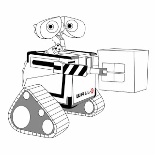 transmissionpress: Wall-E Coloring Pages