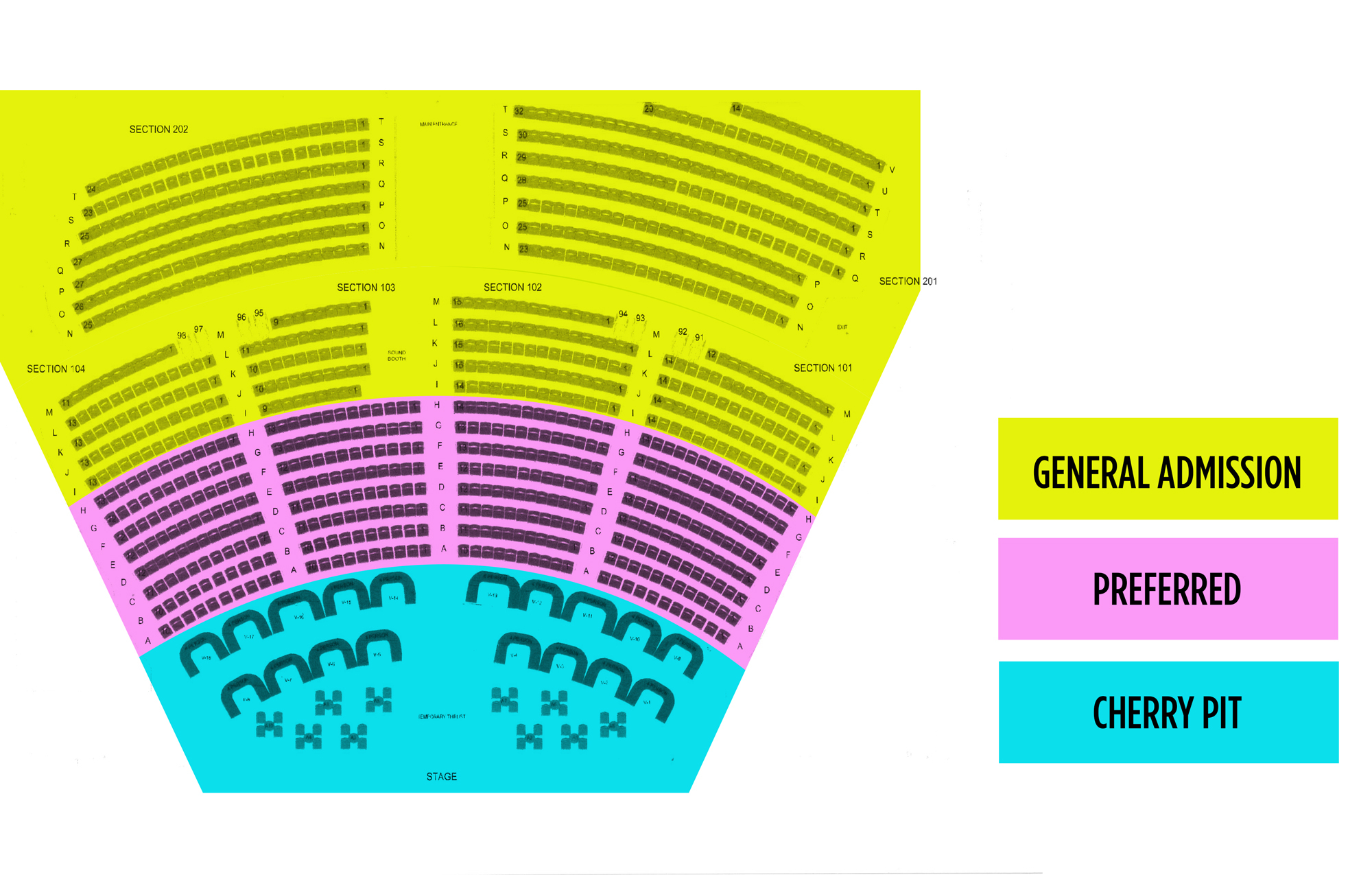 Tropicana Las Vegas Show Seating Chart