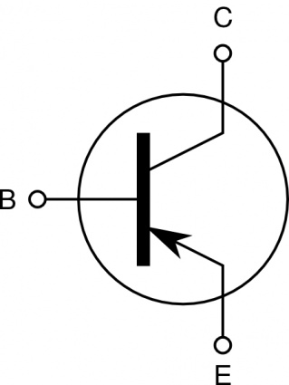 Pnp Transistor clip art Free Vector - Vectors | DeluxeVectors.com