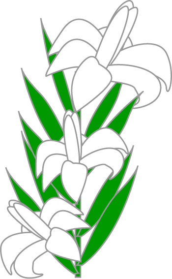 Easter Lily Clip Art - Tumundografico