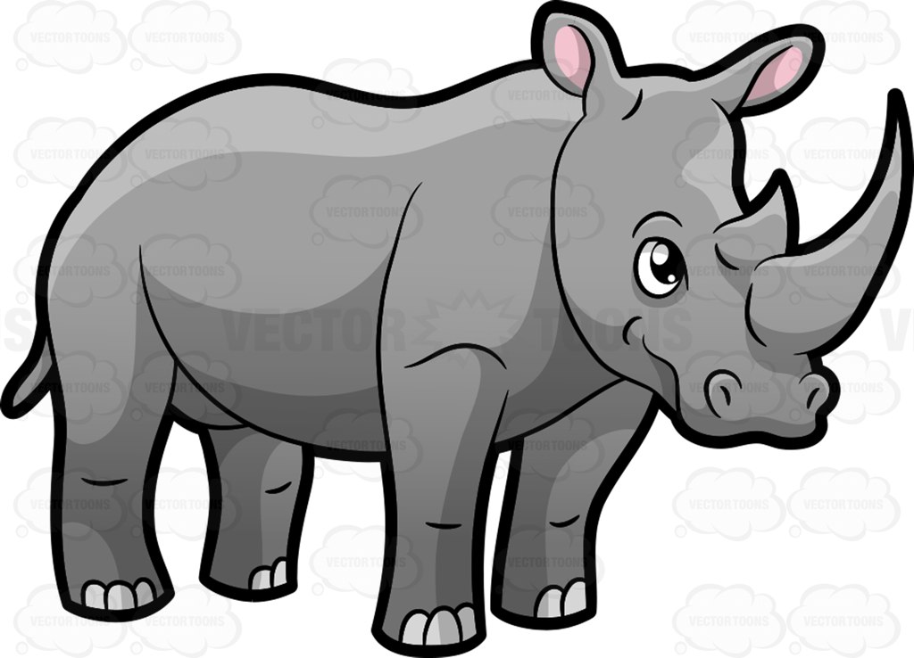Cartoon Rhino - ClipArt Best