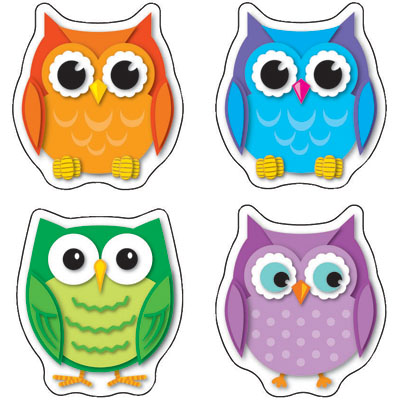 Image of Colorful Owl Clipart #7441, Free Clip Art Animals Owl ...