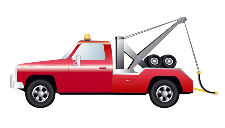 Tow Truck Vector Clipart