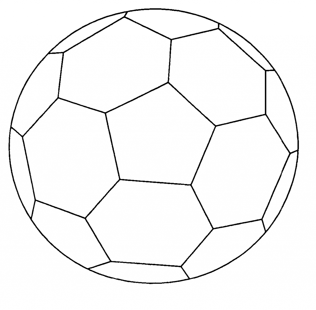 Soccer Ball Coloring Page ClipArt