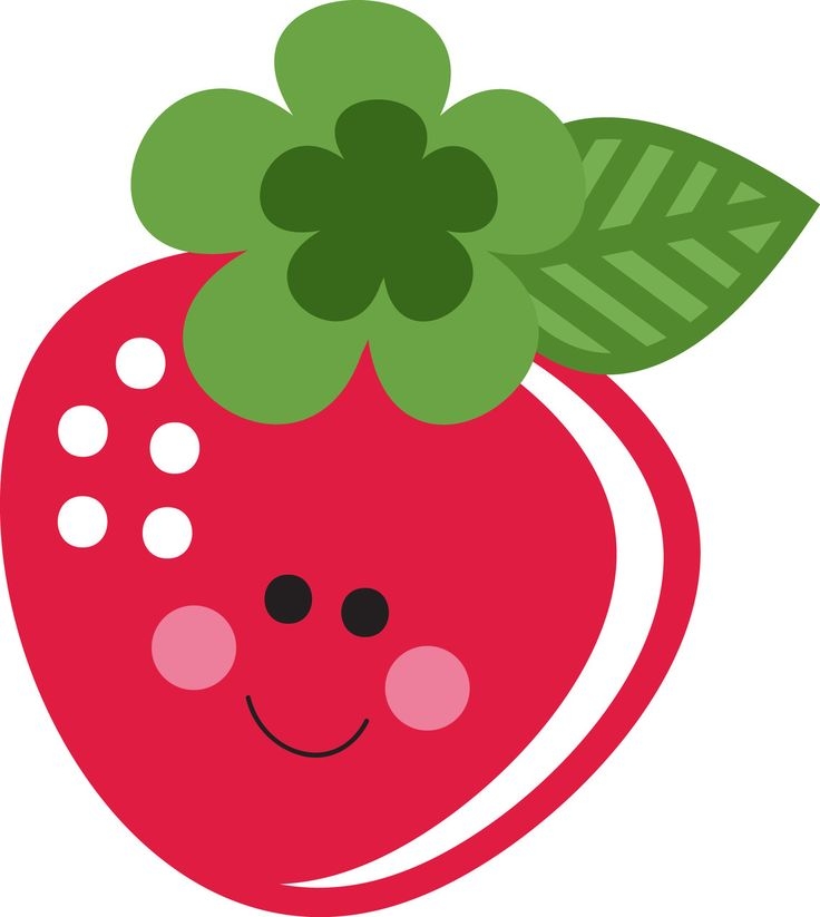 Pink Strawberry Clipart