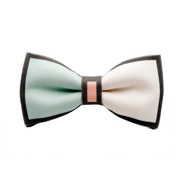 Pastel Color Block Bow-Tie | Fizzm