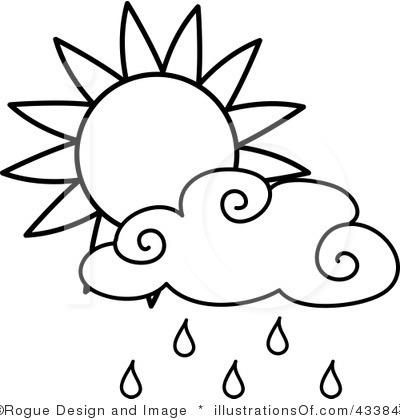 Rain Clip Art Black And White - Free Clipart Images
