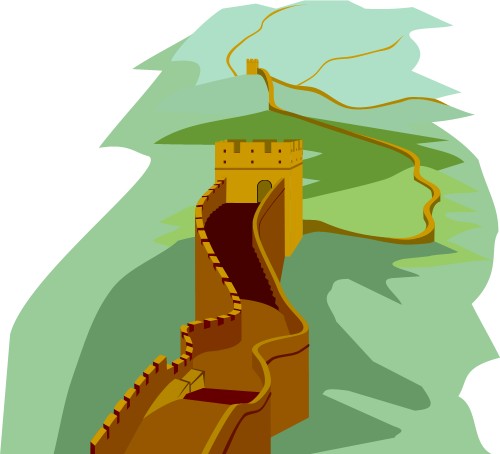 great wall of china clip art | avtoZane