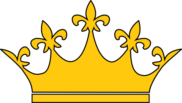 Queen Crown Gold Clip Art - vector clip art online ...