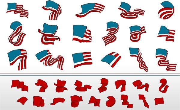 American flag waving vector free vector download (6,036 Free ...