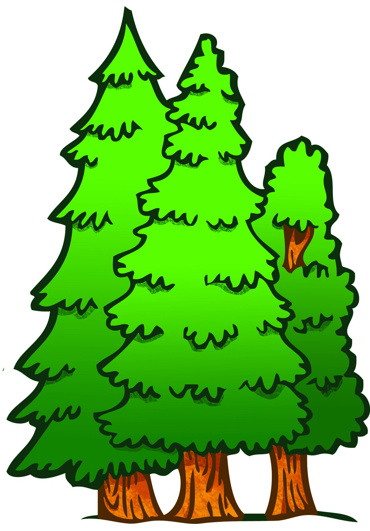 Clip art of forest