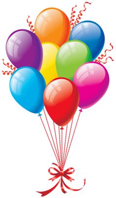 Happy birthday balloon clipart