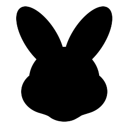 Easter Bunny Head Outline - ClipArt Best
